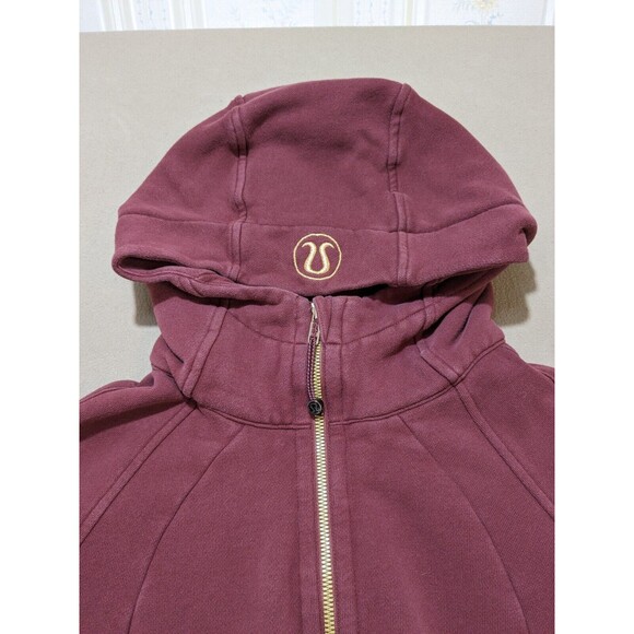 Lululemon Women's Scuba Hoodie Limited Edition Rust Color Thumbholes Size 6 - Picture 4 of 11